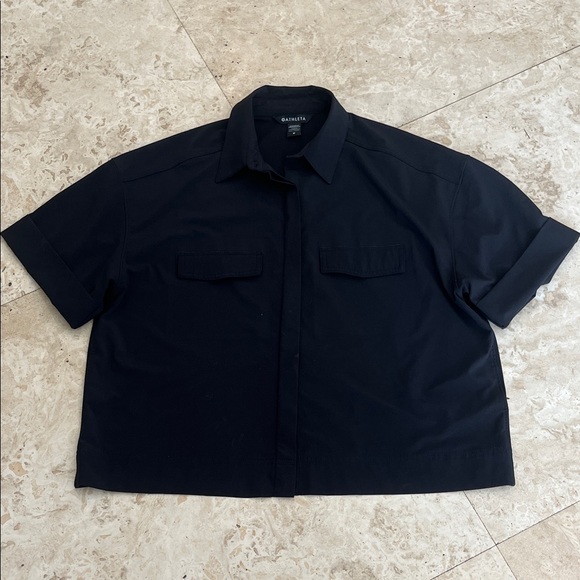 Athleta Tops - Athleta Dark Short Sleeve Shirt